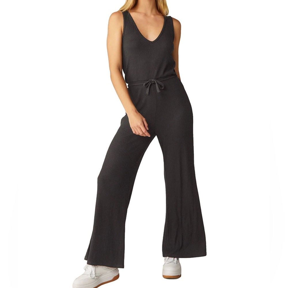 Beyond Yoga S Jetsetter Black Sleeveless Jumpsuit